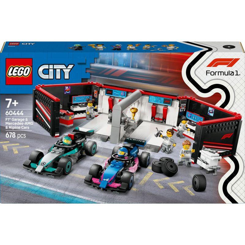 LEGO City F1 Garage & Mercedes-AMG & Alpine Cars