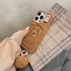 Cute West Highlands Is Suitable for Apple 16promax Mobile Phone Case Iphone15/14 Wool Ball Leather 13/xmax