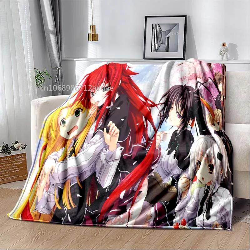 Cartoon Sexy Girl High School DxD Anime 3D Blanket Cover Flannel Blankets for Beds Sofas Warm Bed Sheet Soft Blanket