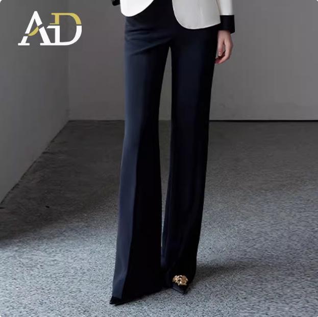 

AD Женский минималистичный костюм в черно-белой цветовой блок - 2024 Профессиональная офисная одежда для юристов и тех, кто добирается на работу XL