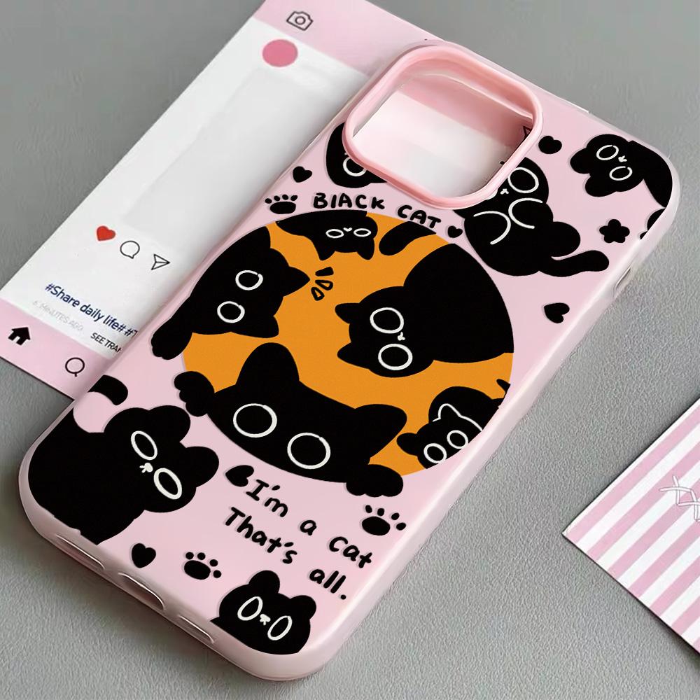 

Расписной чехол для телефона для iPhone 15 11 13 14 для 15 16 Pro Max 12 13 16 Pro Милый Модный Смешной Чехол для телефона со шнурком Последние Рекомендации по самым продаваемым товарам iPhone 11 розовый