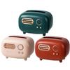 Scatola per fazzoletti modello radio retrò Porta carta da tavolo Dispenser vintage Porta tovaglioli Organizzatore Scatola decorativa per salviettine umidificate