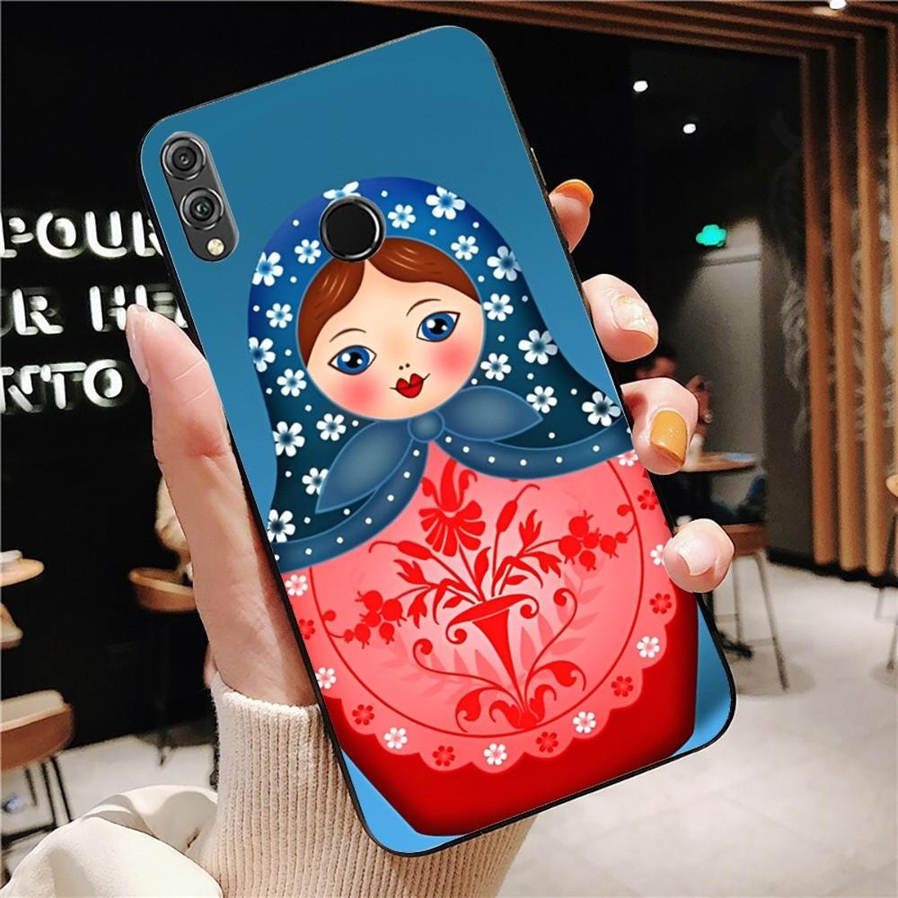 

Russian Dolls Matryoshka Cute Phone Case For Huawei Honor 10 Lite 9 20 7A 9X 30 50 60 70 Pro Plus Soft Silicone Cover Huawei Honor 60 Pro