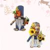 Thanksgiving Rudolph Plush Toy Pumpkin Harvest Festival Maple Leaf Faceless Dwarf Autumn Color Doll Figurine