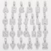 European Rock Candy Necklace: 26-Letter Pendant, Hip Hop Fashion Jewelry Accessories