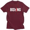 Boxing T Shirt Men Women Short Sleeve Boxers Marital Arts Tshirt Streetwear Casual Graphic Tee  Pure Cotton Slim Fit Clothing