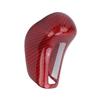 Gear Shift Knob Cover Trim Carbon Fiber Decoration Replacement for Maserati Ghibli Quattroporte Levante