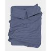 King Size Bedding Set - 1 Duvet Cover 240 X 220 Cm + 2 Pillowcases 60 X 60 Cm - 100% Reinforced Cotton - Blue