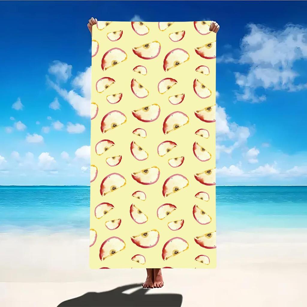 Beach Towel Portable Quick Fast Dry Sand Outdoor Travel Swim Blanket Thin Yoga Floral Print Mat Personalization Stripes Towel