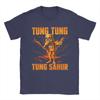 Unisexs Tshirt Tung Tung Tung Sahur Triplet Funny Scuba Dance T Shirts Harajuku Summer Tee Shirt Casual 100 Cotton Clothes