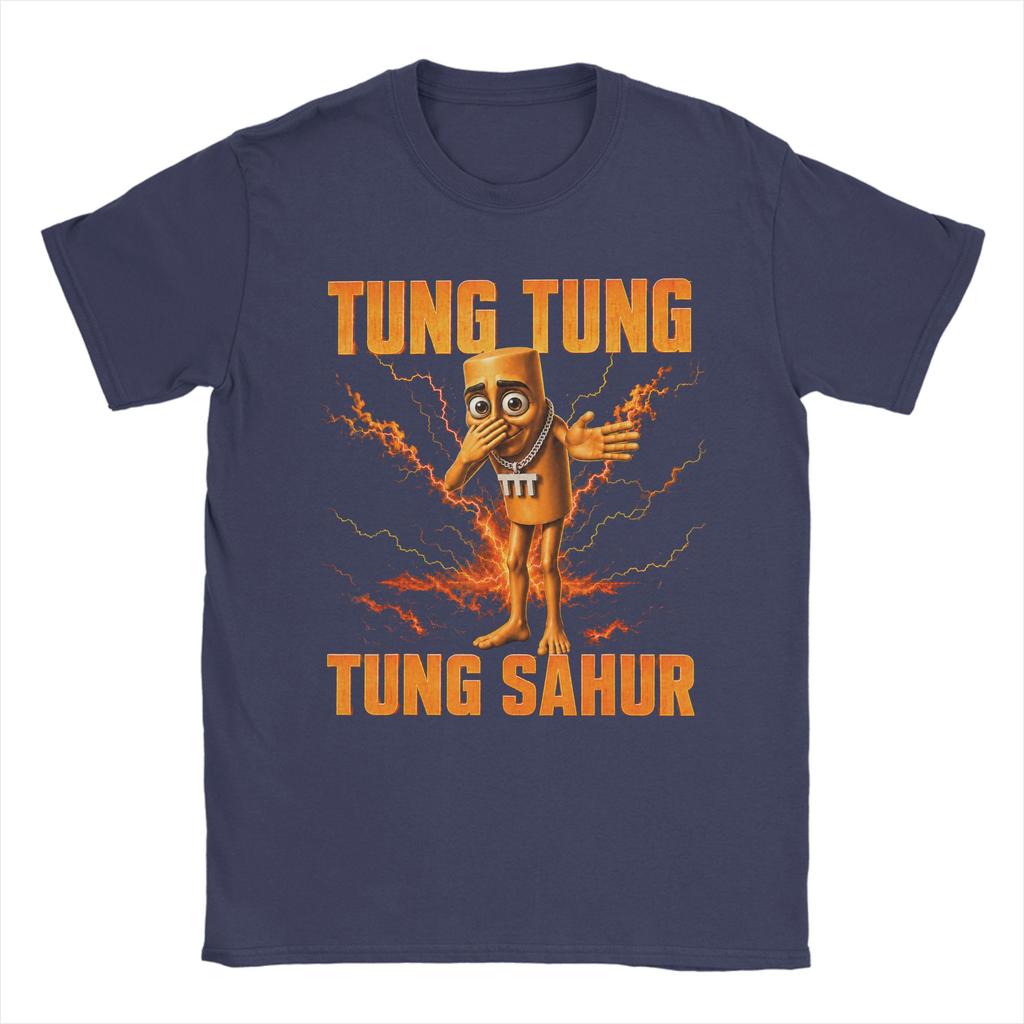 Unisexs Tshirt Tung Tung Tung Sahur Triplet Funny Scuba Dance T Shirts Harajuku Summer Tee Shirt Casual 100 Cotton Clothes