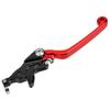 ZETA RACING Pivot Lever CP Brake 4 Finger Red CT125 CC110 TRAIL125 Forward Folding Type Stepless Adjustment of Lever Position Full Cutting Process