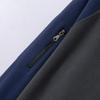 Men's Fleece Warm V-neck Zipper Sweatshirt  Outdoor Sports Coats Pullover Men's Casual Outwear