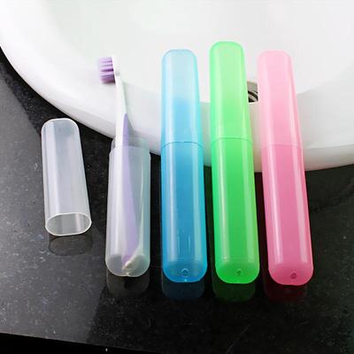 Travel Toothbrush Box Set - Candy Color, Frosted Feel, Protective Dustproof Storage