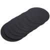 8Pcs Thicken Cardboard Hand Painted Round Black Craft Paperboard Education Office Supplies