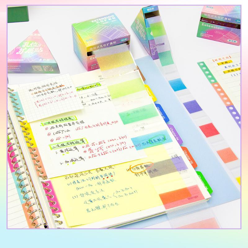 Pearl Loose Leaf Hole Guard Stickers Self-Adhesive Waterproof Perfect for Planner Scrapbooking Binder Notebook School Office Use