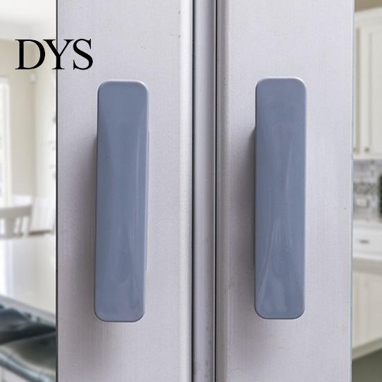 Handle Pull 1 Pair Cabinet Punch-free Self-adhesive Cupboard Door Home Supply