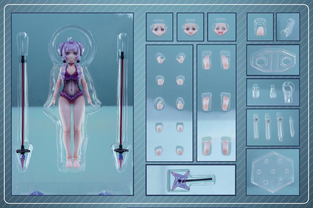 Primordial Witch Lin Ya Part 2 Swimsuit Scale and Alloy Painted Movable Figure EXSSRION Ver. 1/12 PVC, ABS, POM,
