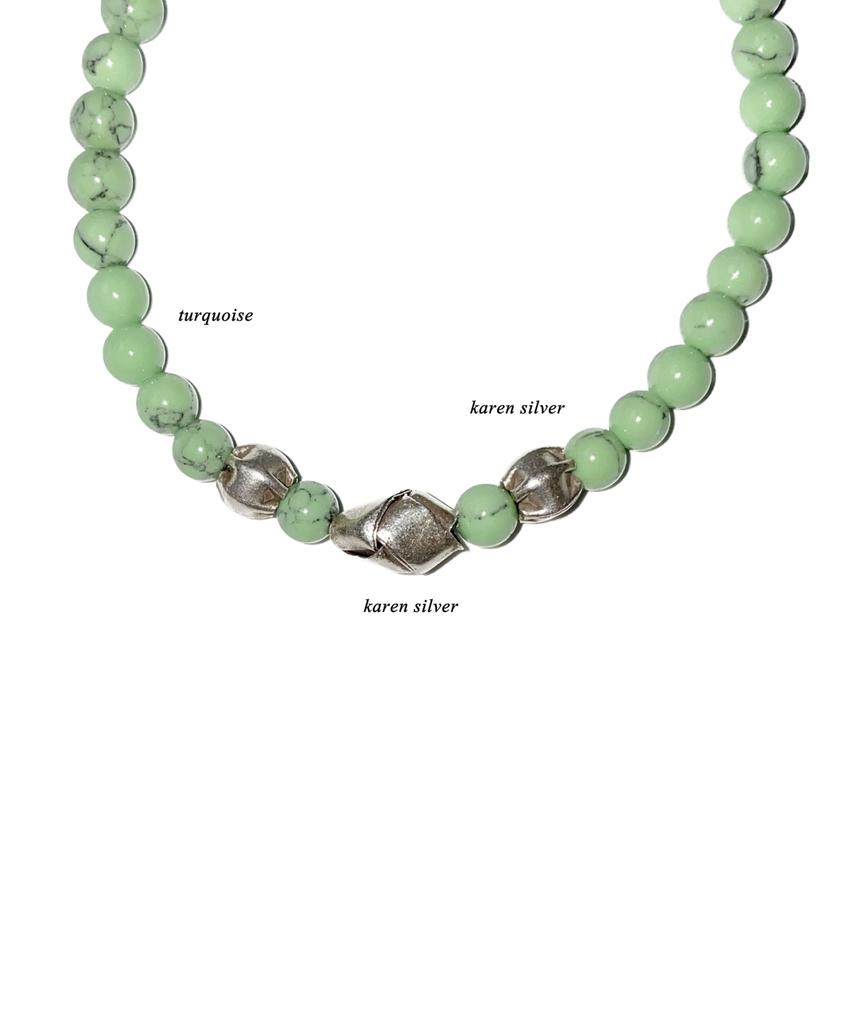 Runds Karen Silver Turquoise Bracelet (Mint)