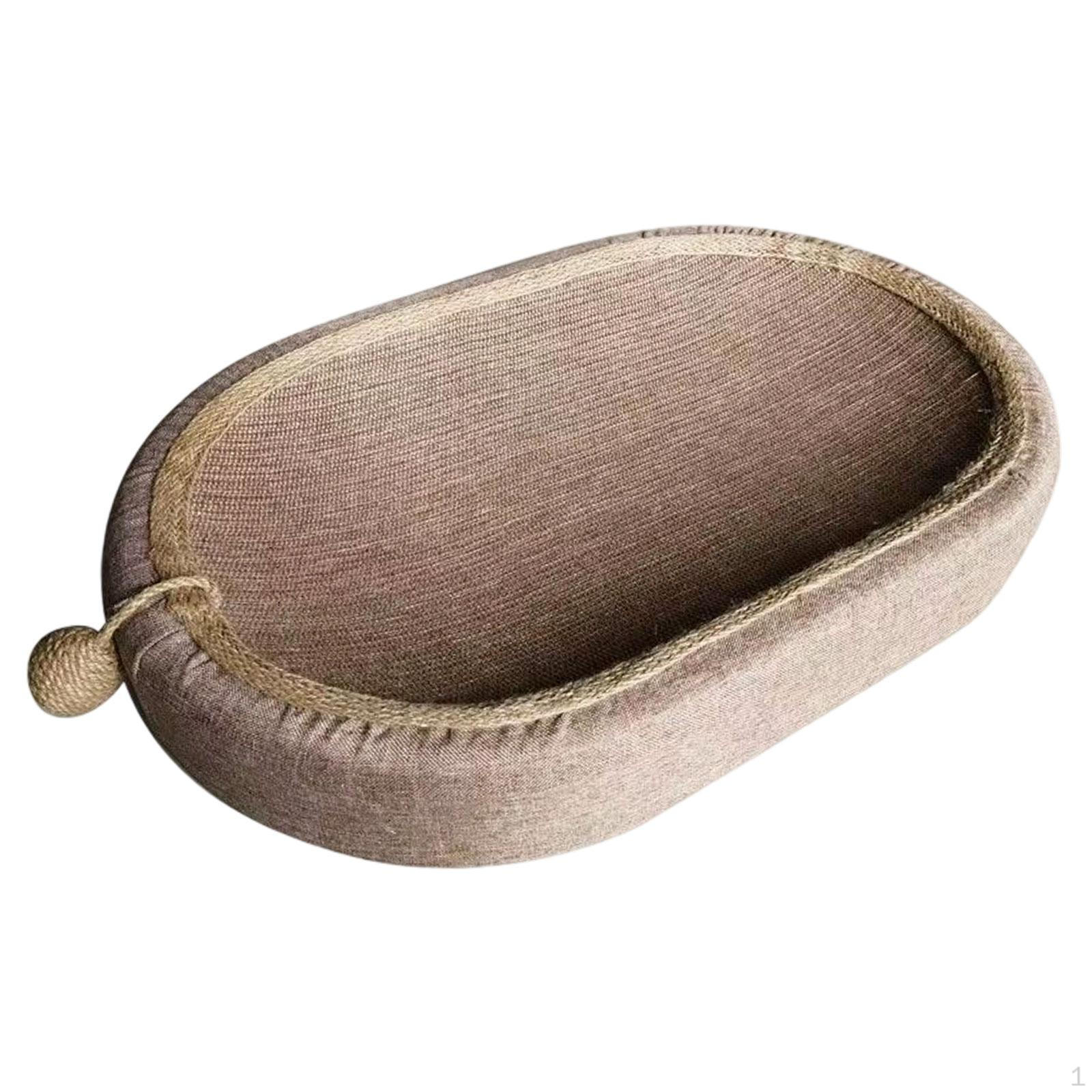 

Кровать-когтеточка для кошек Мебель для домашних животных Сизалевая игрушка-когтеточка Обучающая миска-когтеточка Овальная с интерактивом 56cmx37cmx7cm