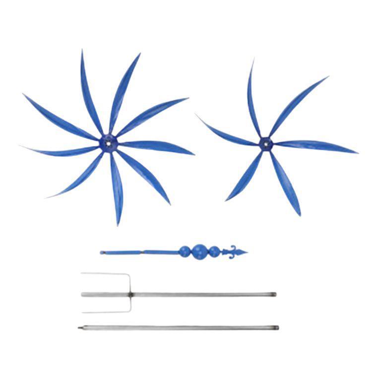 Outdoor Metal Iron Art Rotating Gyro Wind Spinner