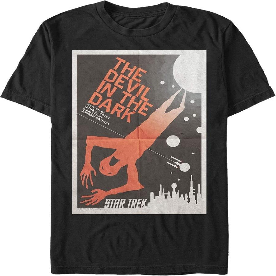 Fifth Sun Men s Star Trek_ The Original Series The Devil in The Dark Episode 25 Poster T-Shirt S