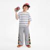 MQD Boys' Antibacterial Striped Casual Short Sleeve T-Shirt