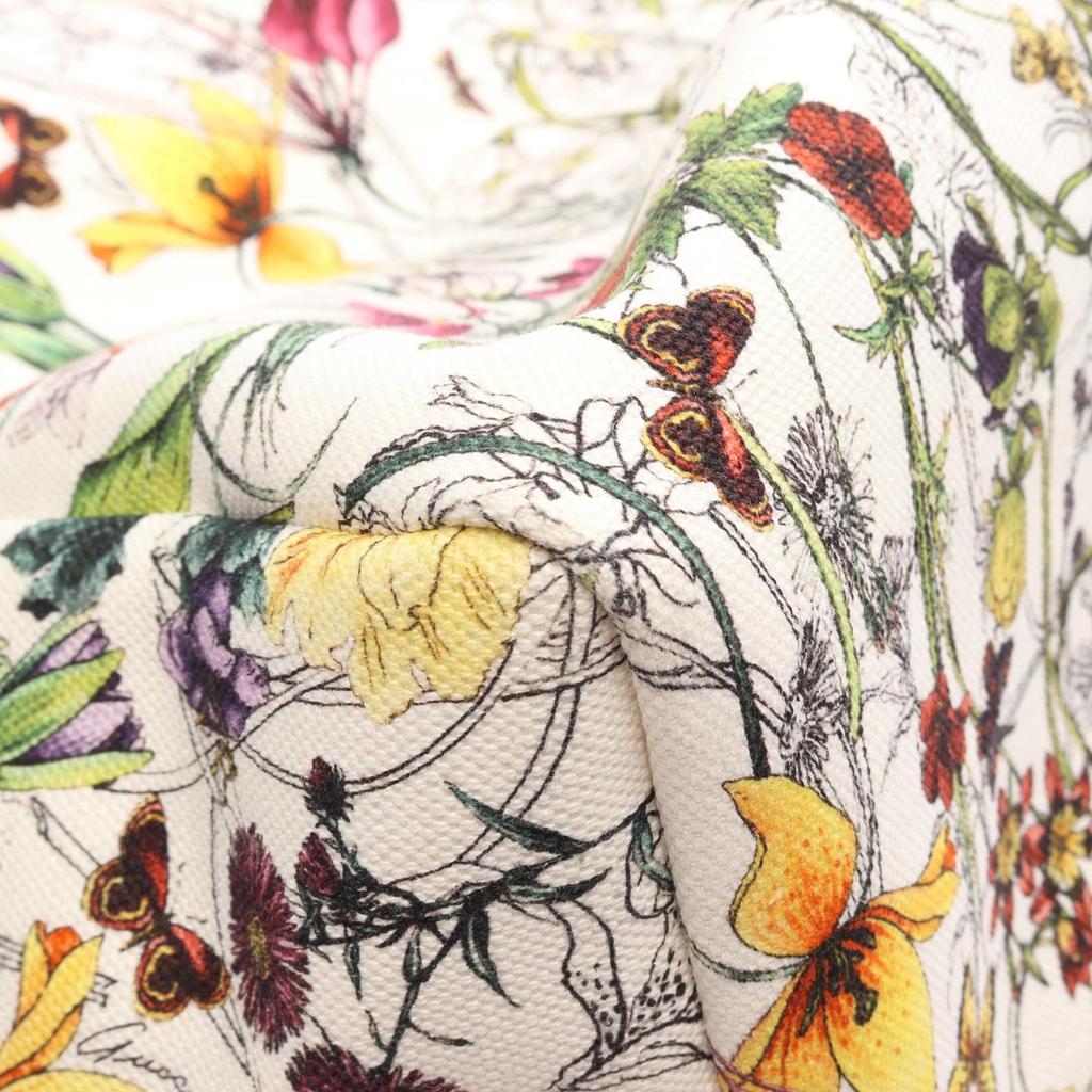 Used GUCCI Flora Infinity Tote Bag 282439 leather campus White Multicolor Used Women