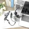 Callez USB Headset with Binaural Wired PC Headphones with Mute and Volume Compatible with and Web Online and Call Comfortable and Durable Design