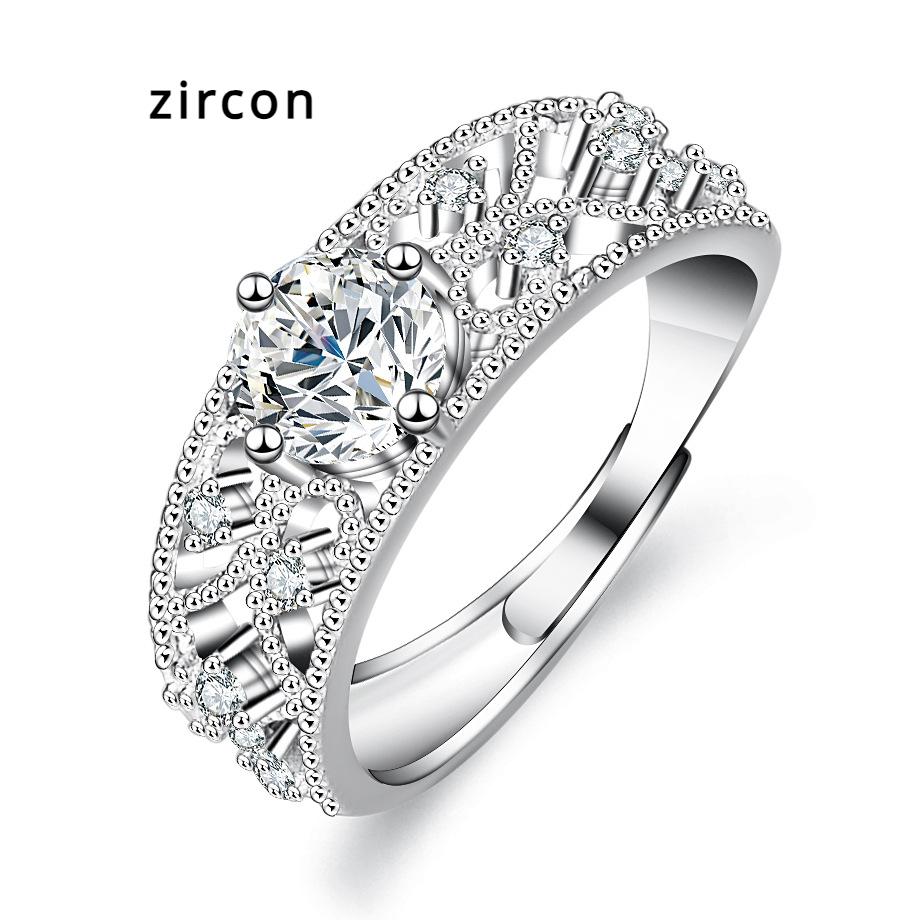 

Кольцо с муассанитом цвета D, женское серебряное кольцо, кольцо с полым бриллиантом 0,8 карата, предложение обручального кольца, кольцо с бриллиантом, подарок для подруги, изысканный ювелирный подарок Opening is adjustable