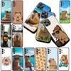 Cartoon C-Capybaras kawaii Handyhülle für Samsung Galaxy A07 A06 A05 A17 A16 A15 A25 A26 A27 A35 A36 A53 A54 A55 A57 Hülle