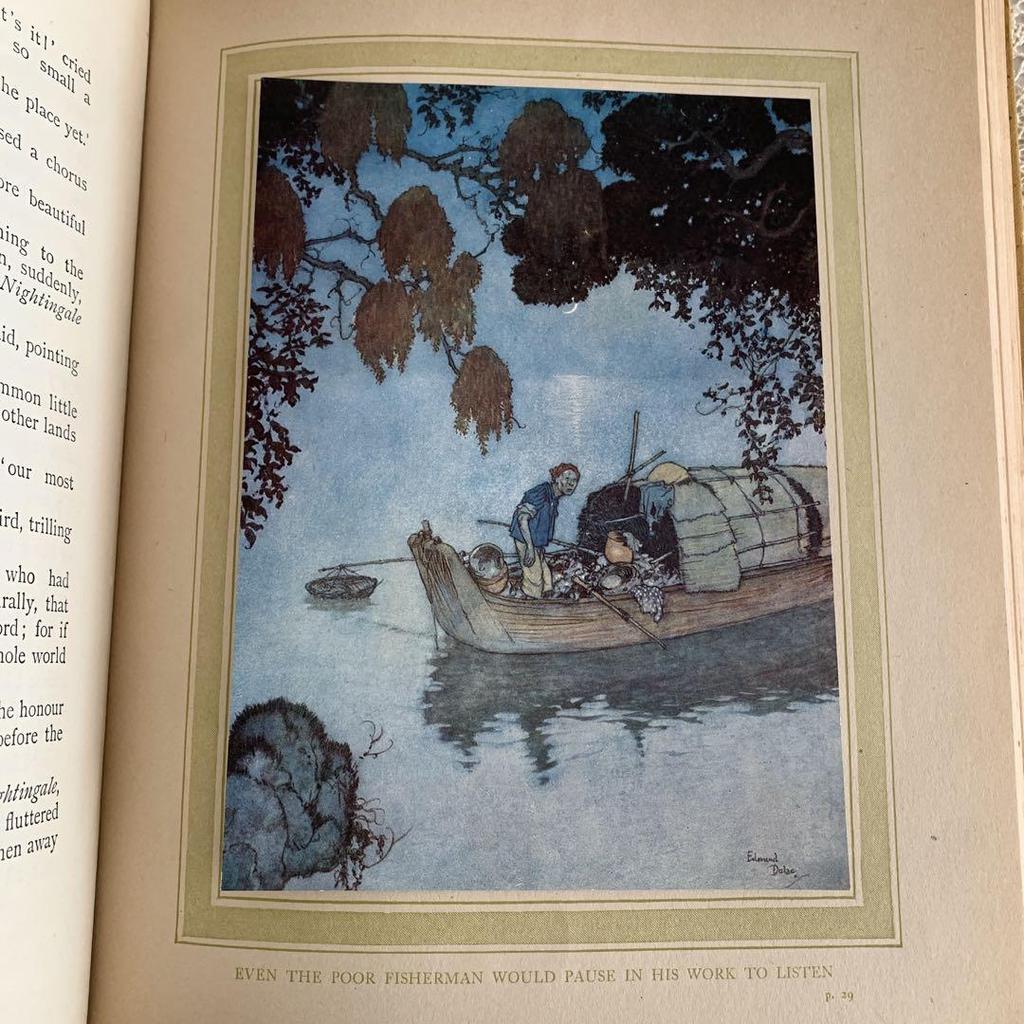 [USED] 1915 Dulac Rare and Beautiful Antique Book, Western Book, Picture Book, Art Book, Children's Book