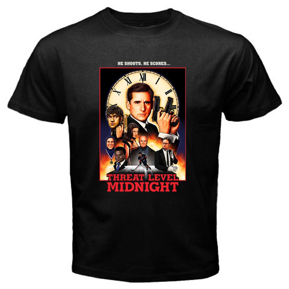 Threat Level Midnight Men s Black Size S to 5XL XXXXL