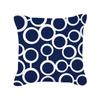 Furniture Life Peach Skin Velvet Pillow Cover Nordic Style Geometric Pattern Office Sofa Cushion Cover