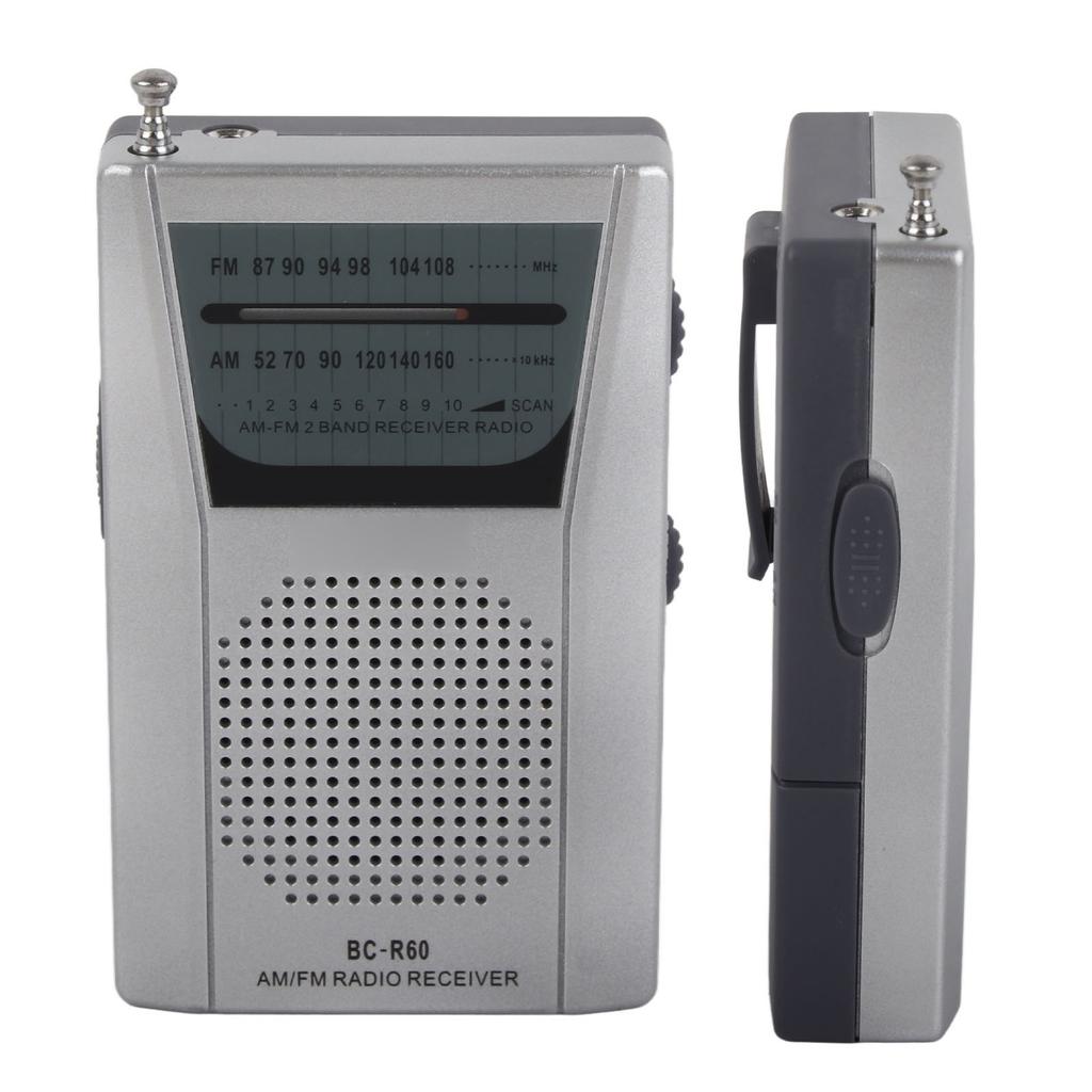 Portable Radio Portable Pocket Small Mini Multifunctional Practical AM FM Transistor Radio Gift
