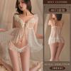 Sexy Lingerie Sexy Slip Skirt Gather Open File Perspective No-take-off Uniform