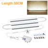 50CM Dimmbare LED Bar Lampe 12V Touch Schalter Bar Lichter TV Schrank Kleiderschrank Bett Lampe LED Unter schrank Nacht Licht Für Küche Mit EU Stecker