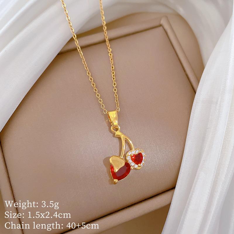 Light Luxury Moon Full Of Diamonds Micro-Inlaid Design Temperament Shining Necklace Female, Simple Pendant