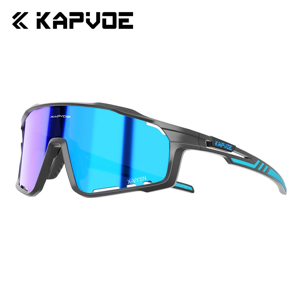Kapvoe Fashion Hiking Eyewear Sunglasses for Men Cycling Glasses MTB Skating UV400 Fishing Goggles Man Woman Bike Bicycle