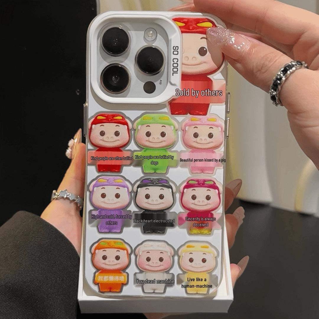 

GG Bond Fun Case: Compatible with Apple 17PROMAX, iPhone 16, and Universal for Apple 14/13/12/11 Apple 12 Pro