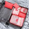 6 Teile/satz Faltbare Reise Lagerung Tasche Set Große Kapazität Outdoor Verpackung