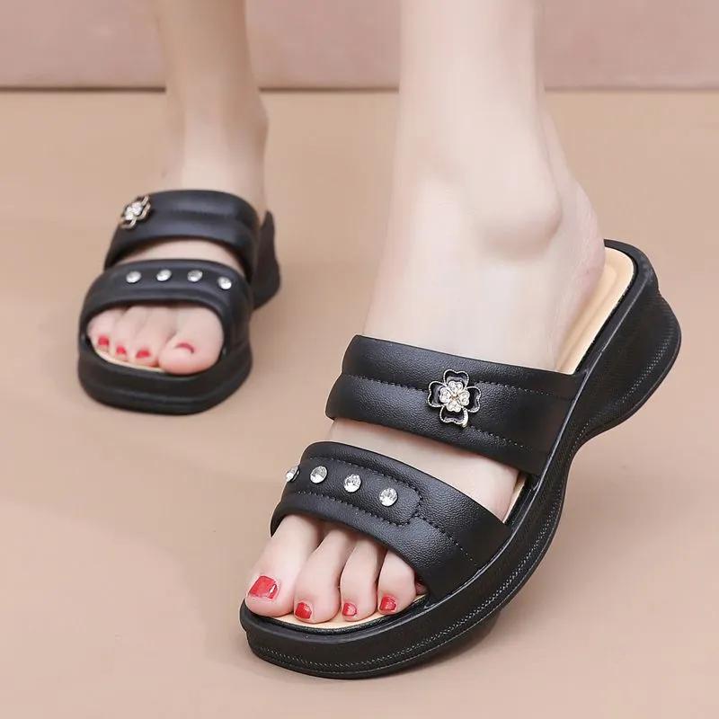sandalias women fashion light weight anti skid daily wear footware lady casual spring summer open toe beige sandals shoes ab537