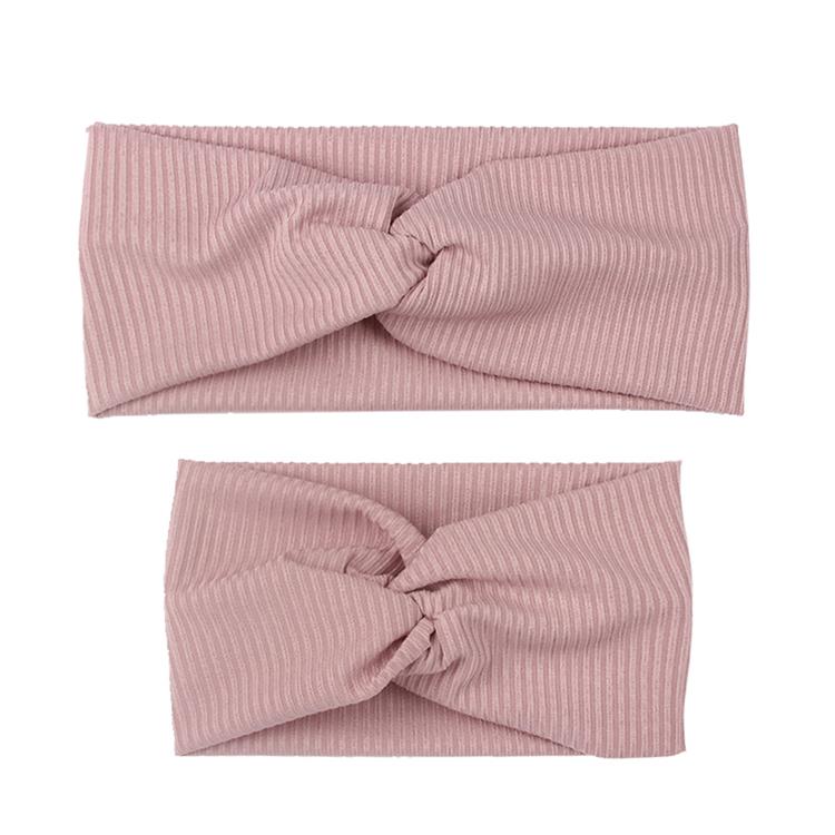 Chic Parent-child Knotted Rabbit Ears Hairbands Accessories Fashion Bow Headwraps Set Elastic Hair Bands