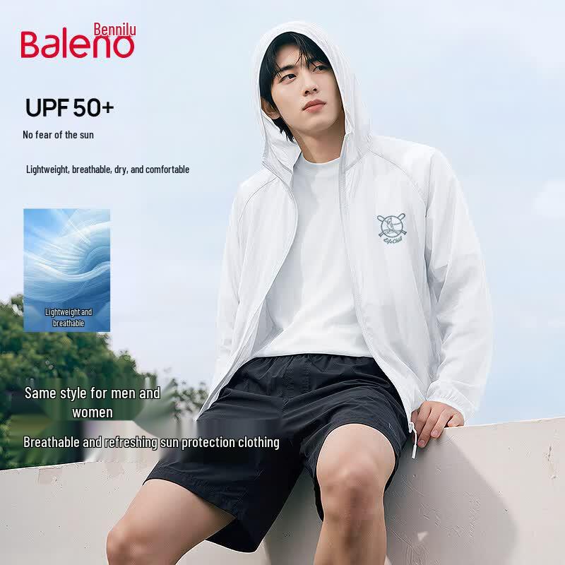 Baleno Men s UPF50+ Ice-Feel Sun Protection Jacket 5XL