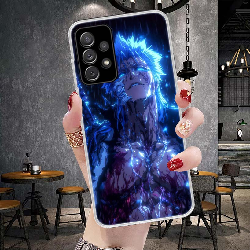 Grimmjow 6 Bleach Soft Phone Case For Samsung Galaxy A13 A14 A15 A16 A17 A53 A54 A55 A56 A57 A33 A34 A35 A36 A37 A23 A24 A25 A26