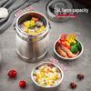 Stainless Steel Double-Layer Insulated Lunch Pot 1.5L