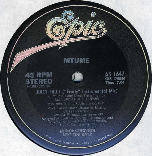 

[USED] Mtume Juicy Fruit 12 US