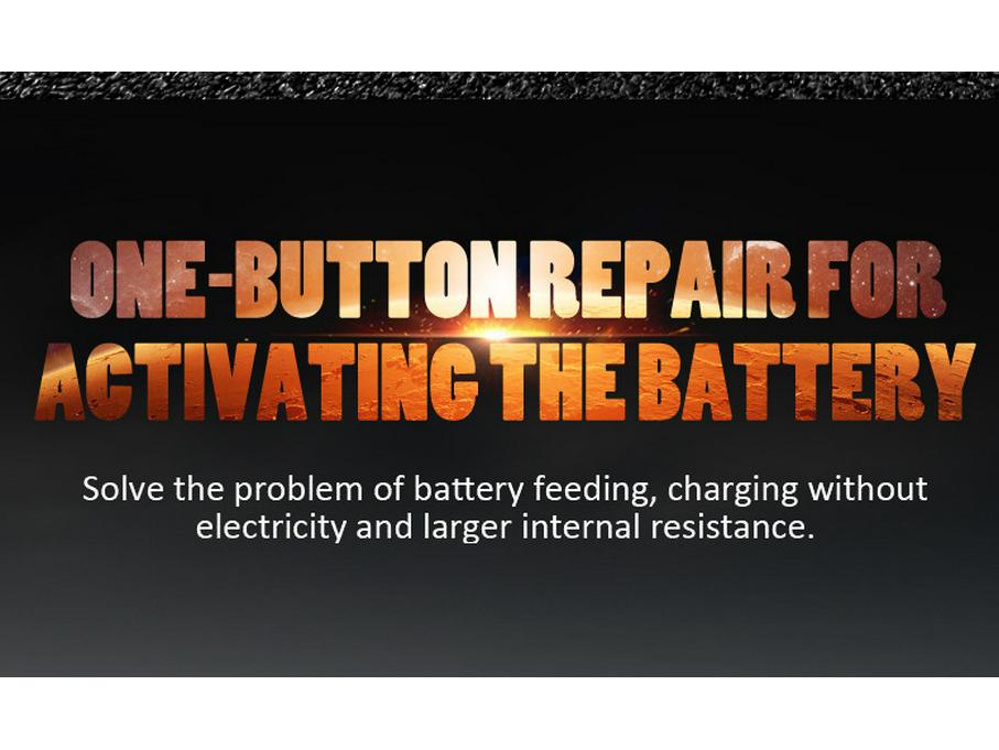 12V 5A Pulse Repair Charger for Motorcycle/Car with LCD Display