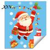 Reusable Static Stickers for Christmas Santa Claus Window Clings, Glass with Snowflake Bear Story Scene Bell Patterns, Removable No?Glue Holiday