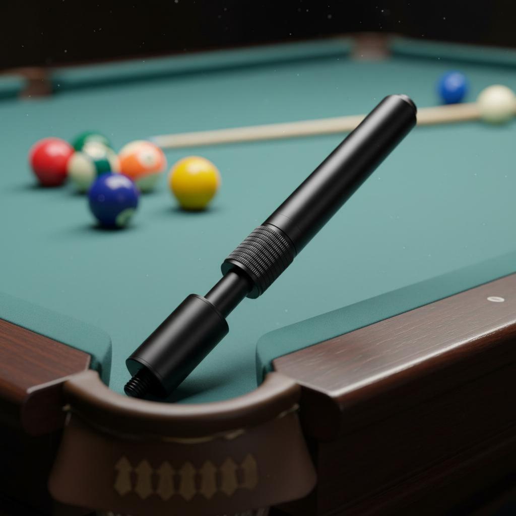 Telescopic Cue Extender Lightweight Pool Cue Extension Sports Equipment Long-Lasting Secure Fit for Game Room
